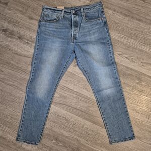 Levi's Light Blue Straight Jeans